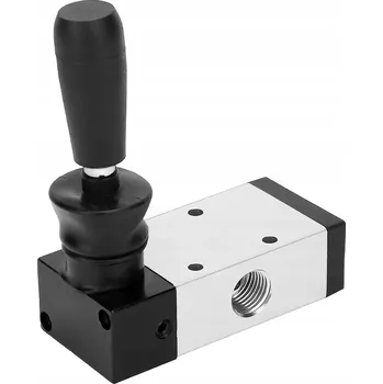 Ventil RUČNÍ PNEUMATICKÝ VENTIL BISTABILNÍ 3/2 1/4 s vratnou funkcí