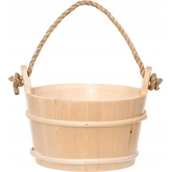 Vědro do sauny 4LIVING SMRK se šňůrou