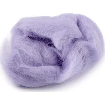 Jehla na filcování Ovčí rouno 5 g česané, malé, 8 fialová lila