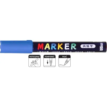 Akrylový fix 1-2 mm, modrý, M&G