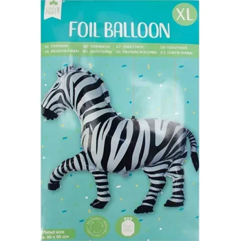 Balónek Fóliový balónek se zebra Cool 2 Party 95 cm