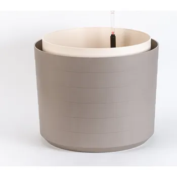 Květináč Plast Květináč béžový, šedý Plastia 55 cm x 55 x 46 cm