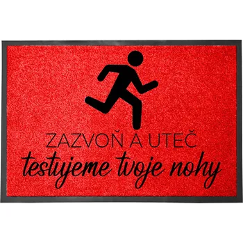 Hotová rohožka z plastu, PVC 60 x 40 cm