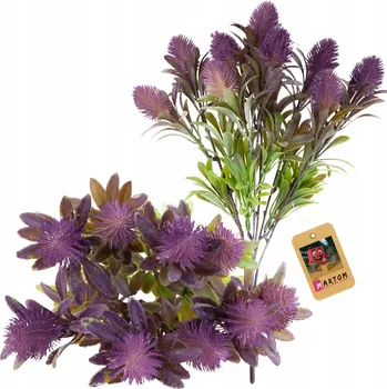 umělá květina BODLÁK UMĚLÁ KYTICE BODLÁKU DOPLNĚK PRO ARANŽMÁ A VAZEB, HUSTÉ VĚTVIČKY