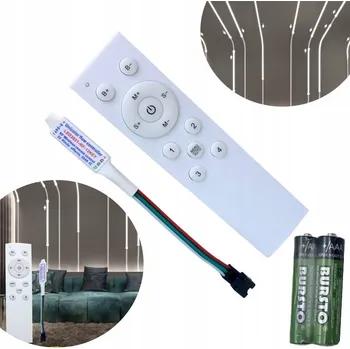 LED páska Bezdrátový LED ovladač ledrgb s RF dálkovým ovládáním pro plynulé světelné efekty