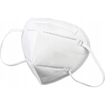 respirátor RESPIRÁTOR FFP2 PROTI VIRŮM 5 VRSTEV BÍLÝ "VIRSHIELDS" - 10 kusů