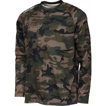 Pánské tričko Tričko s dlouhým rukávem Prologic Long Sleeve T-Shirt Camo L