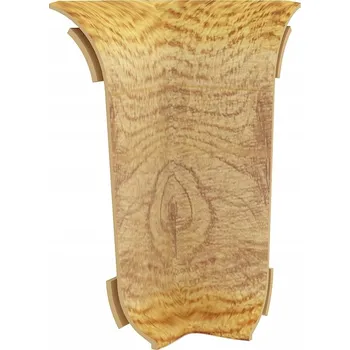 Vnitřní roh Vilo PVC 4 x 55, délka 10 cm, dub