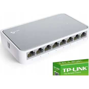 Switch MINI SWITCH / PŘEPÍNAČ 8 PORTŮ TL-SF1008D 8xLAN