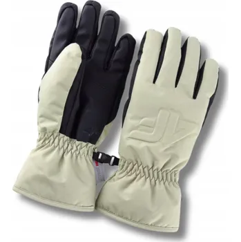 Rukavice 4F Dámské lyžařské rukavice Thinsulate - olivové/khaki, velikost S