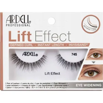 Umělé řasy ARDELL Natočené řasy na pásku - EFEKT ZVEDNUTÍ 745