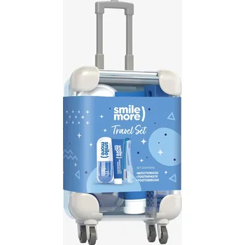 Vrták HISKIN Cestovní Sada - zubní pasta + ústní voda + kartáček