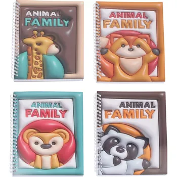 Blok Notes spirála nelinkovaný 14,5x21 cm 60 listů Zvířátka