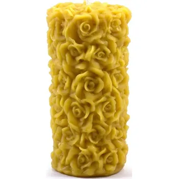 Svíčka Svíčka z včelího vosku - Růžičková