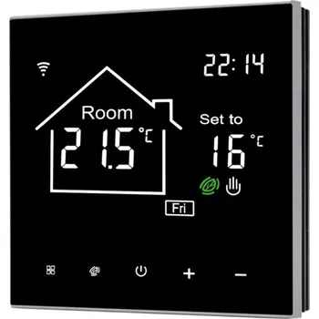 TERMOSTAT PRO PODLAHOVÉ TOPENÍ, TOPENÍM ROHOŽE WIFI TUYA LCD 3A SMART