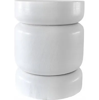 Konferenční stolek Konferenční stolek NIGRUM dřevěný bílý 32x32x40 cm HOMLA