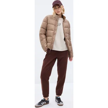 Dámský kabát GAP dámský kabát béžový klasický bez kapuce velikost XXS