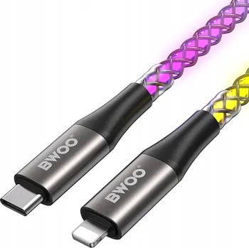 Datový kabel Kabel BWOO USB-C - Apple Lightning 2 m vícebarevný