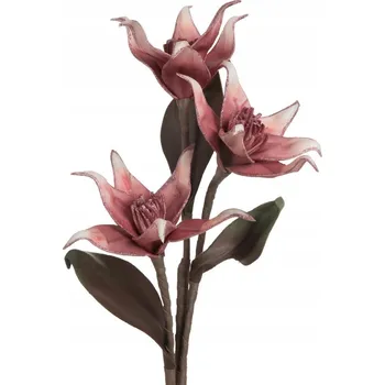 umělá květina Umělá květina dekorativní 71 cm světle růžová se zlatou