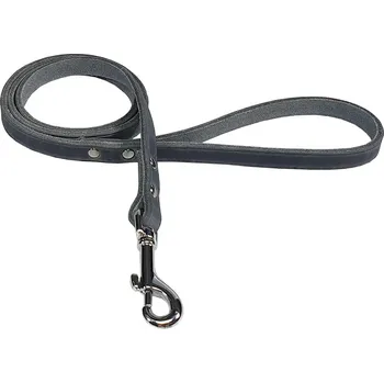 Vodítko pro psa Vodítko z maštěné kůže ZUBR 14mm x 120cm - Šedá