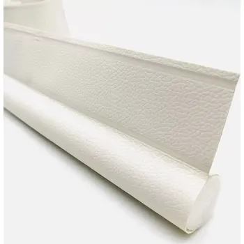 Těsnění do okna a dveří Těsnící lišta pod dveře s prahem, skládací bílá (DVT8)