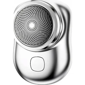 Holicí strojek Mini přenosný elektrický holicí strojek holicí strojek stříbrná barva