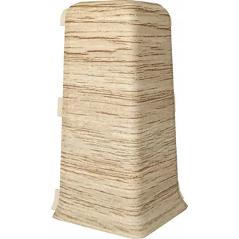 Podlahová lišta Vnější roh Vilo PVC 1 x 1 cm, dekor dub