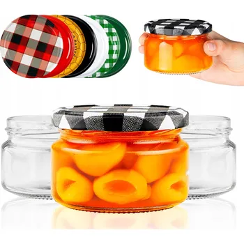 Sklenice Skleněné Sklenice SuperButelki 250 ml 50 ks