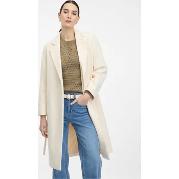 Dámský kabát Krémový dámský kabát ORSAY - Dámské Orsay světle modrá | kaki | krémová 3426124