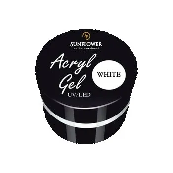 Přípravek na nehty SUNFLOWER 15 g akrylový gel na nehty bílý