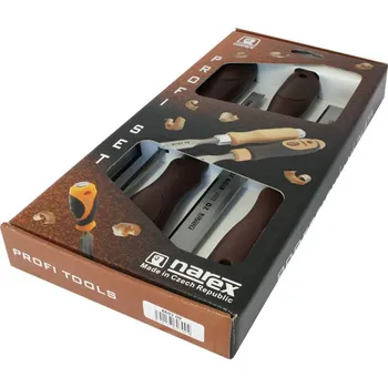 Dláto Profi Narex Bystřice sada plochých dlát Plast Line 860300 4 ks