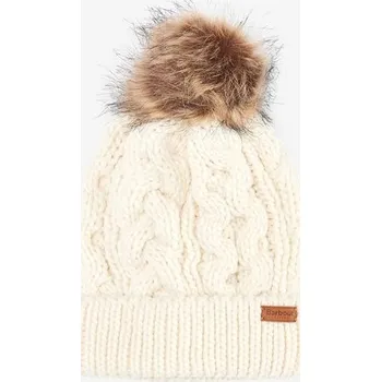 Čepice Barbour Penshaw Cable-Knit Beanie — Cloud