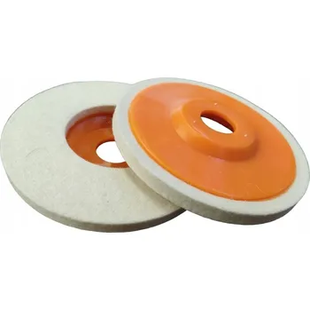 Příslušenství k brusce Plst leštící kotouč 115x22x8mm, filcový disk průměr 115mm, jemný (FINE) Kormax