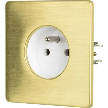 Elektrická zásuvka Elektrická Zásuvka zásuvka do zdi AMPERA bílá