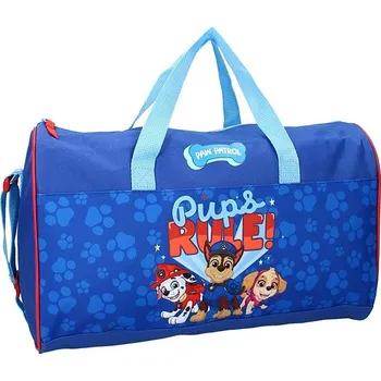 Sportovní taška Tlapková patrola modrá