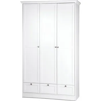 Šatní skříň IDEA nábytek Skříň x 200 x 51 cm bílá