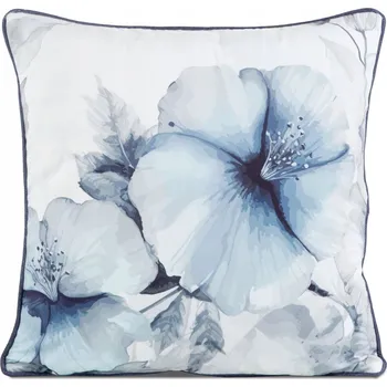 Povlečení DEKORAČNÍ POVLEČENÍ NA POLŠTÁŘ Z VELURU S KVĚTINAMI EUROFIRANY