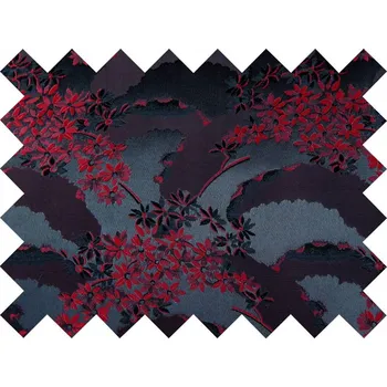 HEDVA ČESKÝ BROKÁT Vzorek brokátu Ondrin LUČINA černá | 49