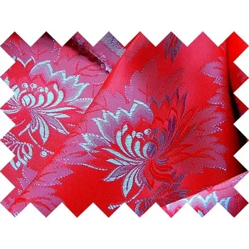 HEDVA ČESKÝ BROKÁT Vzorek brokátu Ondrin MALÝ KVĚT červená | 643