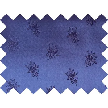 HEDVA ČESKÝ BROKÁT Vzorek brokátu Ondrin KVÍTEK modrá | 45