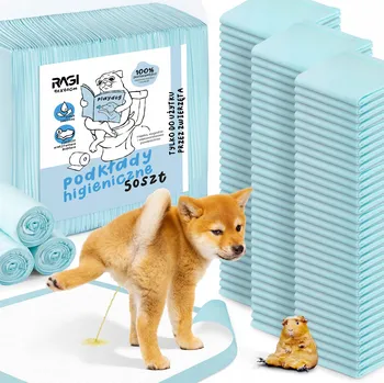 Kosmetika pro psa Absorpční podložky a rohože pro psy Ragi 50 ks