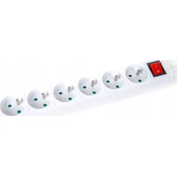 Napájecí kabel Zásuvková lišta Omega 3,0 m 16 A 6 zásuvek