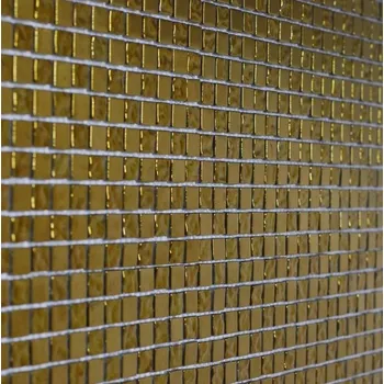 Obklad Skleněná mozaika Midas 30 x 30 cm, odstíny žluté a zlaté