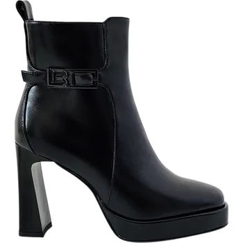 Dámské kozačky Elegantní kotníkové kozačky Laura Biagiotti Calf Black Velikost: 36