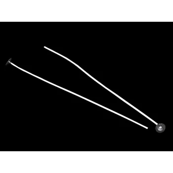 Výroba svíčky Knot na svíčky s plíškem 20 cm, malé, bílá