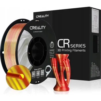 Filament MAGICKÝ FILAMENT CREALITY CR-PLA SILK ČERVENO-ZLATÝ 1KG 1,75mm
