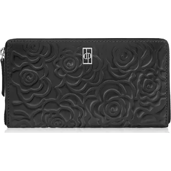 Peněženka Paolo Peruzzi dámská peněženka z pravé kůže černá