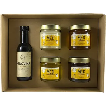 Medová dárková krabice