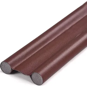 Těsnění do okna a dveří Oboustranná těsnící lišta pod dveře, skládací hnědá (DVT1)