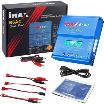 Nabíječka IMAX B6AC 80W s napájecím zdrojem pro LIPO NIMH LIHV s balancerem DUAL POWER
